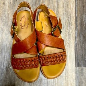 Kork-Ease Nara Braid Sandal Brown 8